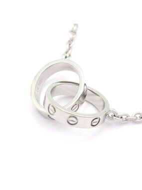 Cartier Necklace Baby Love 18k White Gold